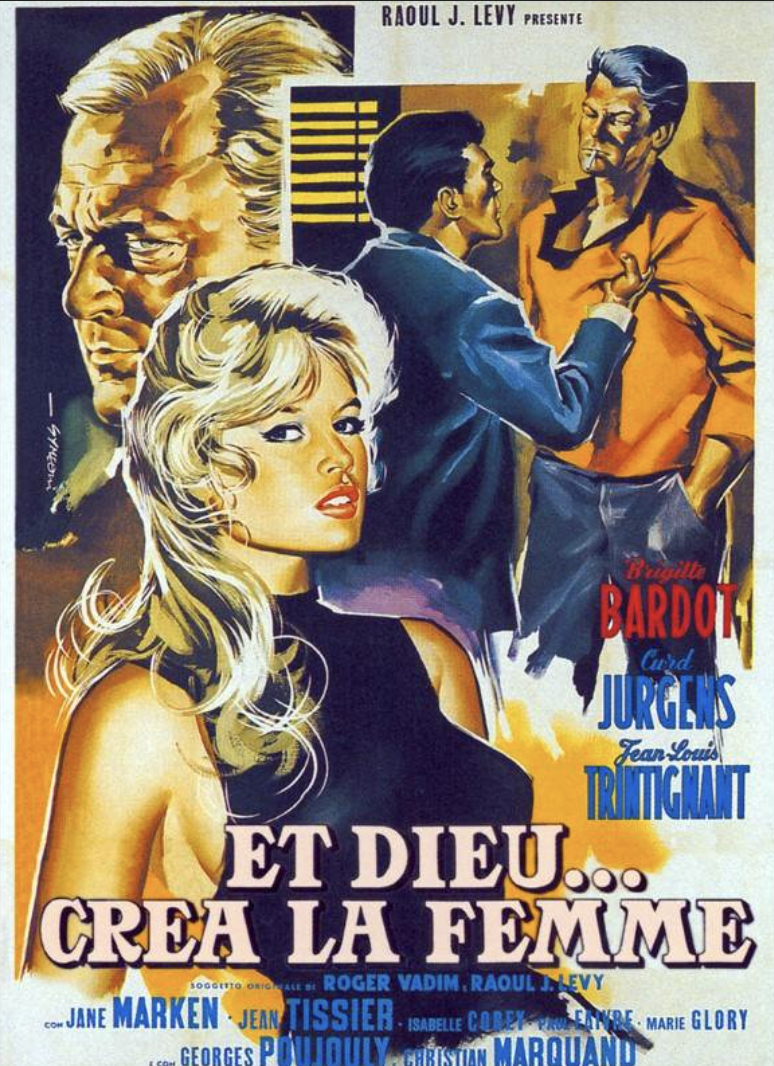 Et Dieu créa la femme a été réalisé par Roger Vadim en 1956